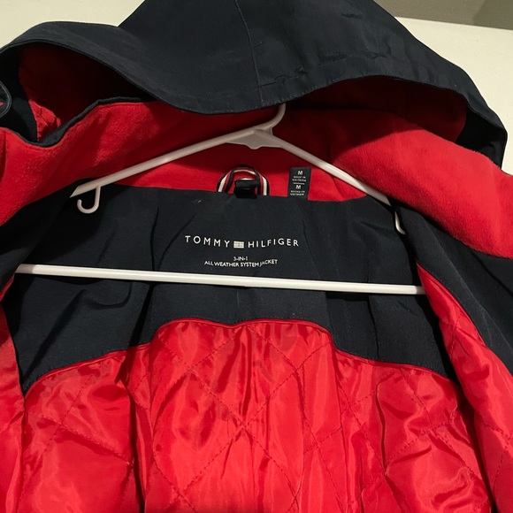 Navy Tommy Hilfiger Systems Jacket Shell Only M - Picture 9 of 12
